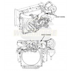 W0010096  -  Pipe - Air Cleaner Outlet (4.5L Diesel)